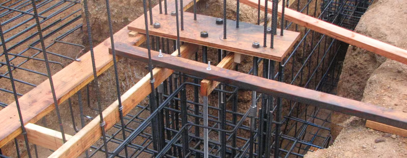 New construction home site in the Sierra foothills